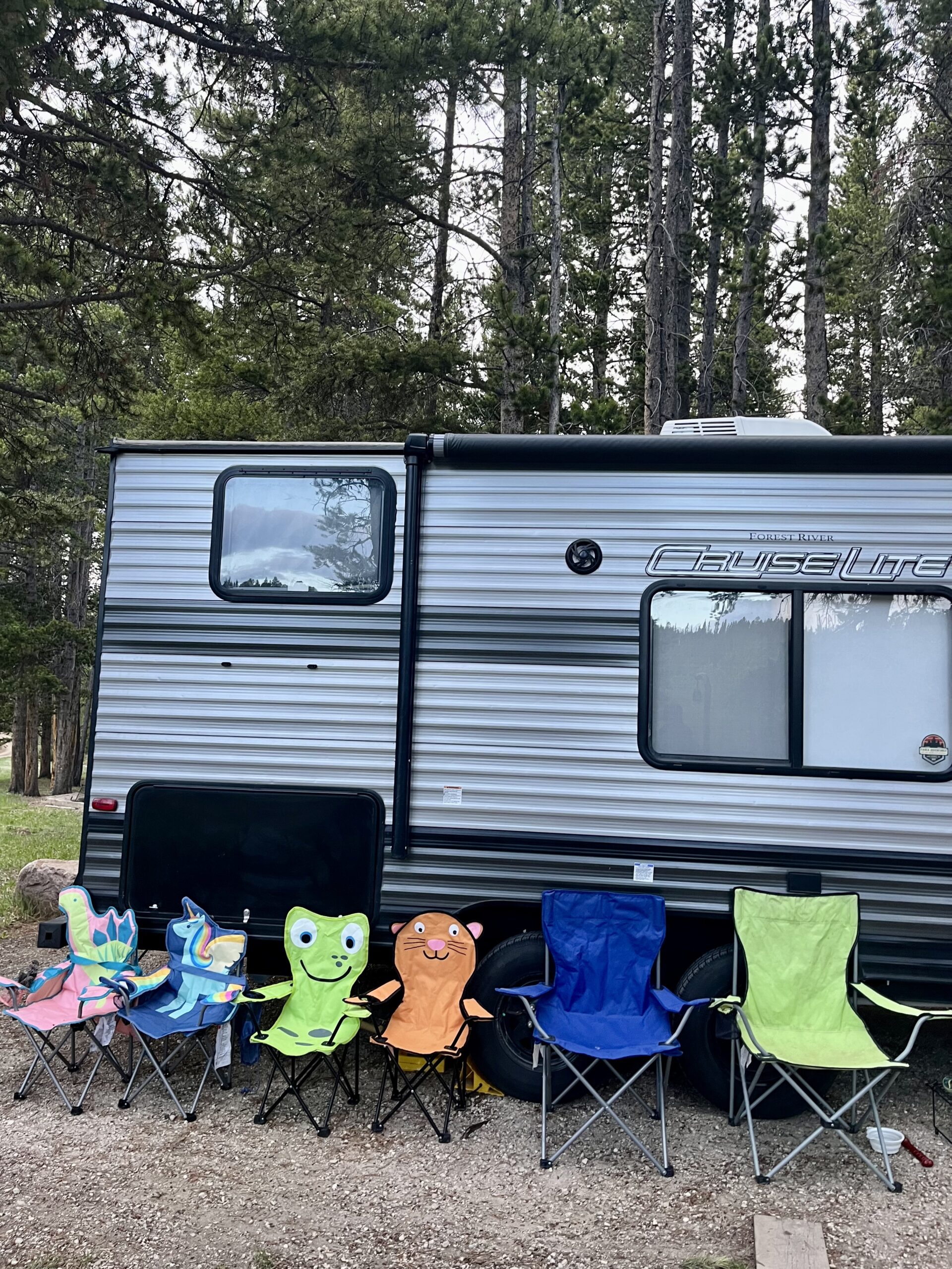 camp chairs included with the rv rental